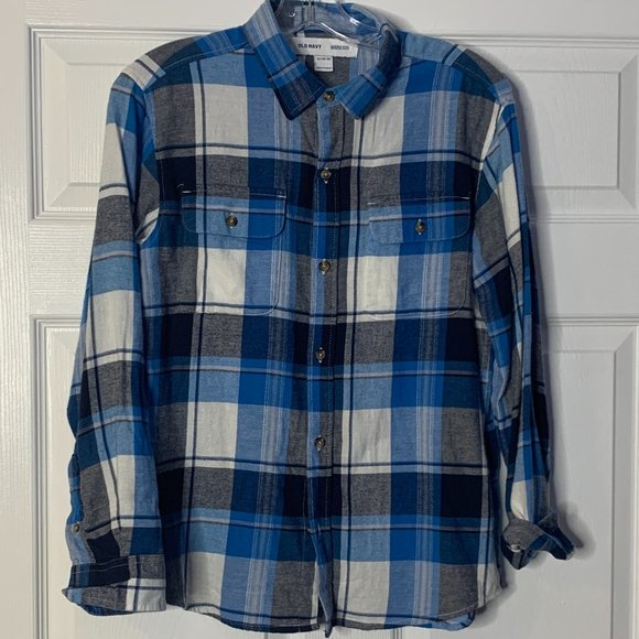 Old Navy Button Down Flex Built Long Sleeve Shirts - Picture 3 of 7
